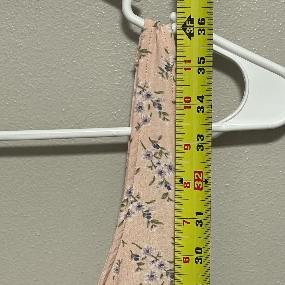 American Eagle Pink Floral Dress size large - Picture 8 of 15
